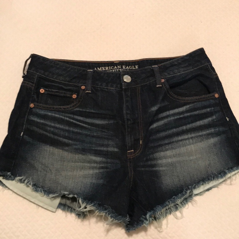 High waisted American eagle jean shorts